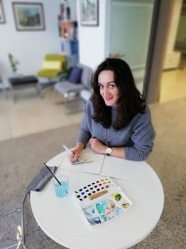 Drawing is just a hobby for Mateja, Lead PhV Professional at Teva in Zagreb, but it’s something she’s been passionate about since she was a child. 