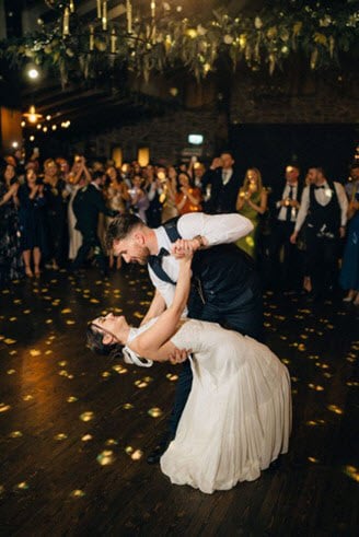 Cróna and Brendan with their wedding party